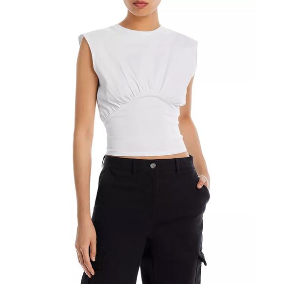 FRAME Empire Organic Cotton Sleeveless Top - Size XS - Picture 1 of 5